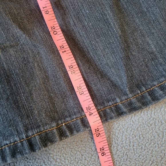 grey dark wash y2k rocawear shorts - Picture 2 of 5